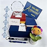 HOOHONOR Employee Appreciation Gifts, Thank You Gifts for Men Coworkers, Gift Basket for Men, Thank You Basket for Team Mentor Friends Leaders Boss, Difference Maker Gift Box