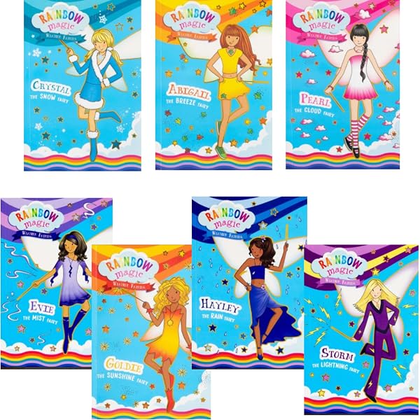 rainbow magic fairy tale fairies set of 7 paperback books by daisy