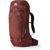 Gregory Baltoro 65L Backpacking Pack, Small, Brick Red | AirCushion foamless back panel promotes airflow, supports moisture-wicking for enhanced cooling, hydration clip