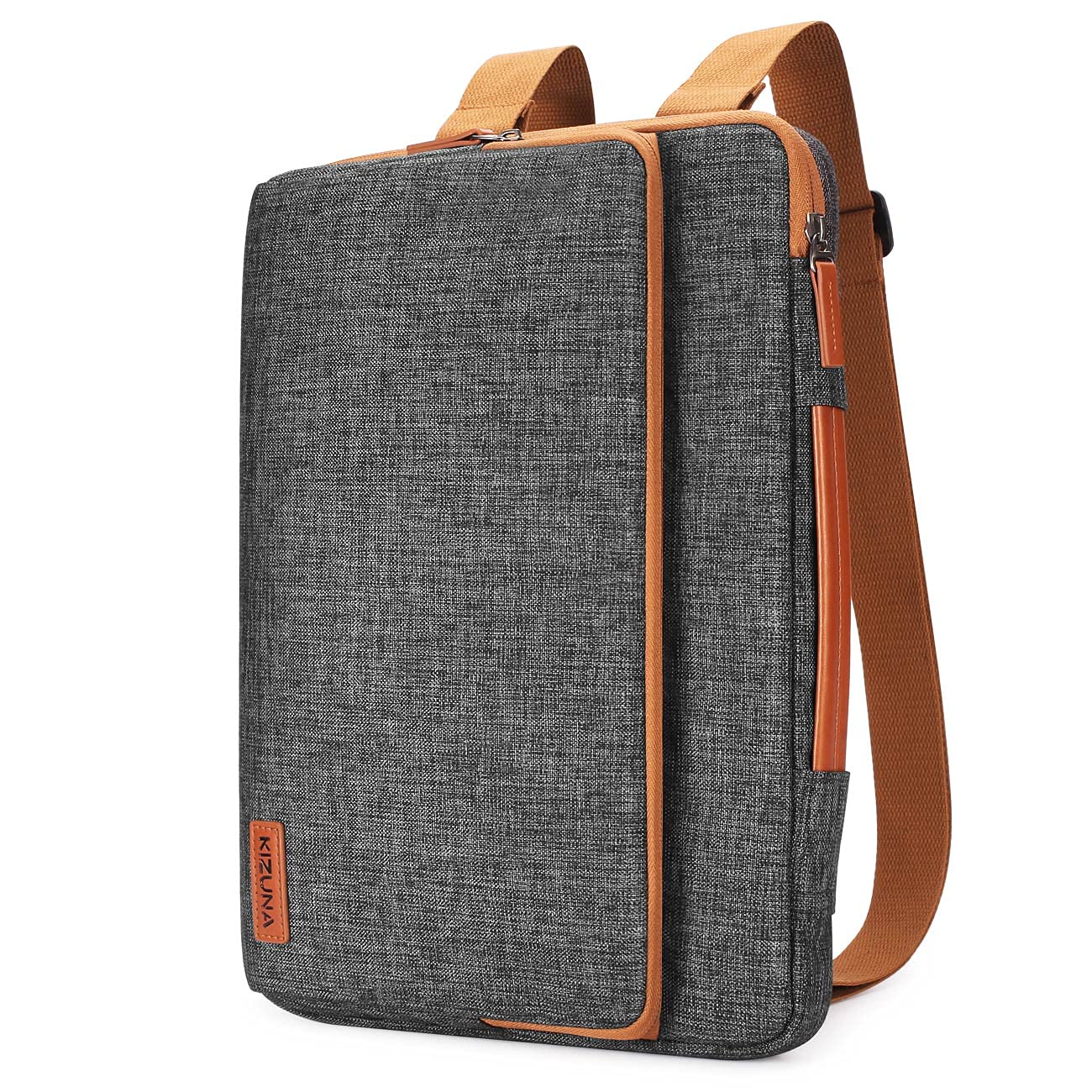KIZUNA Laptop Tasche 15.6 Zoll Notebook 15" Laptoptasche für MacBook Pro 16 M2 Max/16 Lenovo IdeaPad 5 Pro/Flex 5 & 5i/IdeaPad 3i & Slim 3i/16 Yoga 7/HP/Huawei/Dell Rucksack Sleeve Hülle Bag,Braun 3