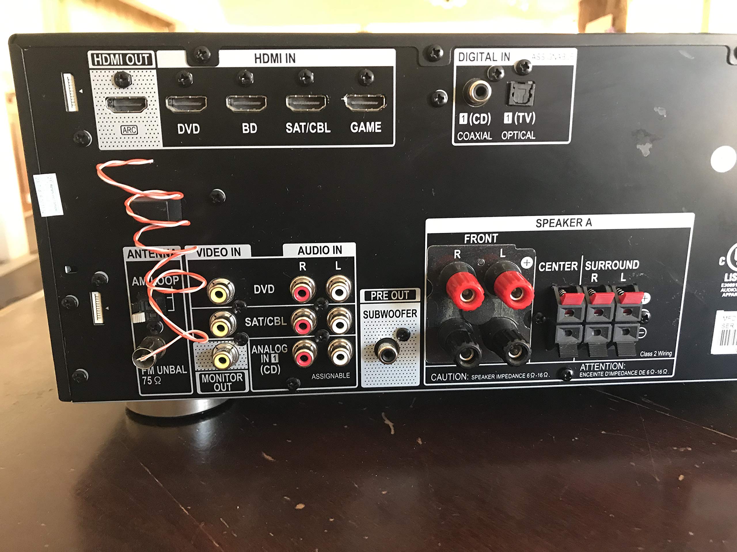 PIONEER VSX-530-K 5.1 Channel AV Receiver with Dolby True HD & Built-in Bluetooth Wireless Technology