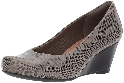clarks collection women's flores tulip wedge pumps