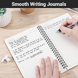 EUSOAR Spiral Ruled Notebook, A5 6 Pack 5.5" x