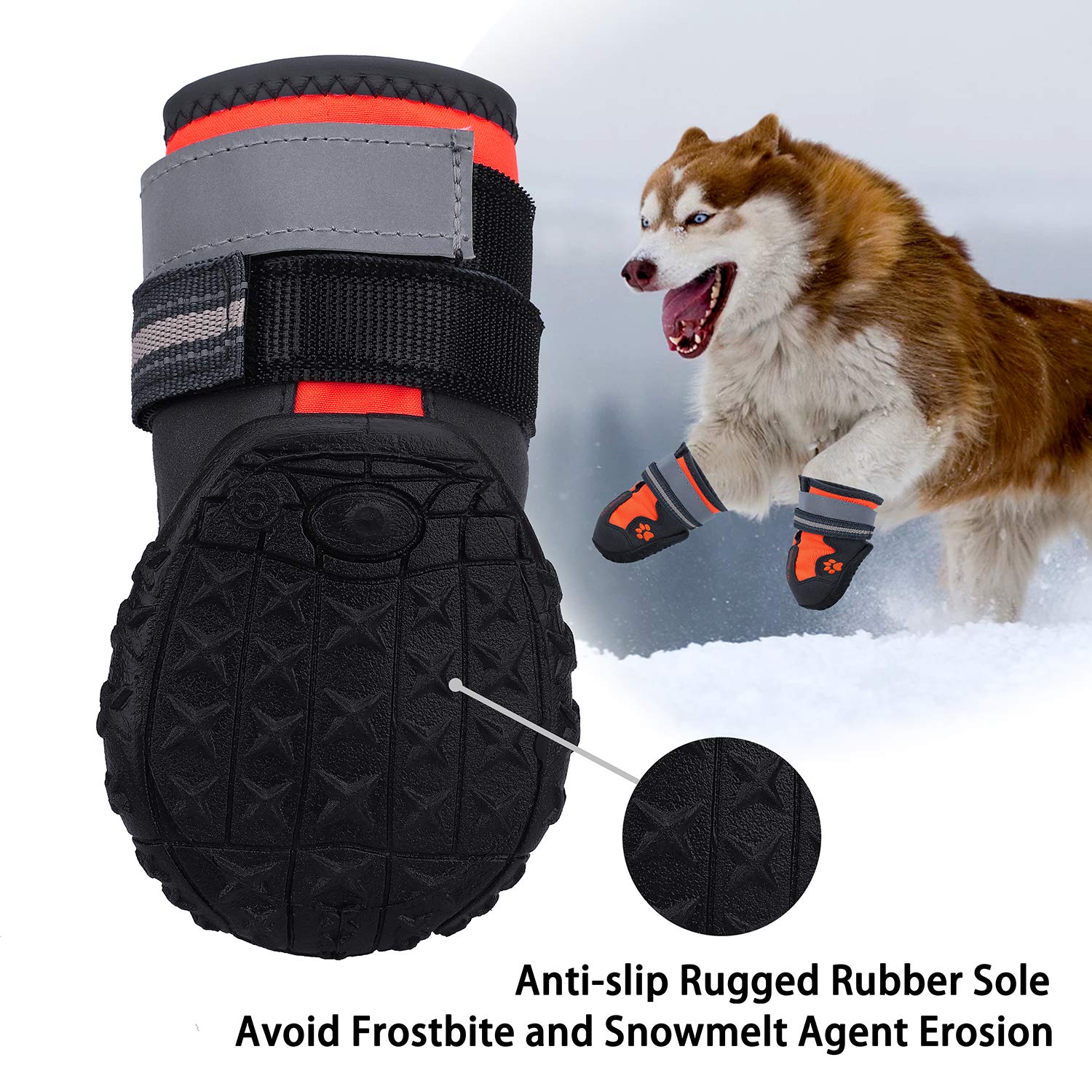 waterproof dog walking boots
