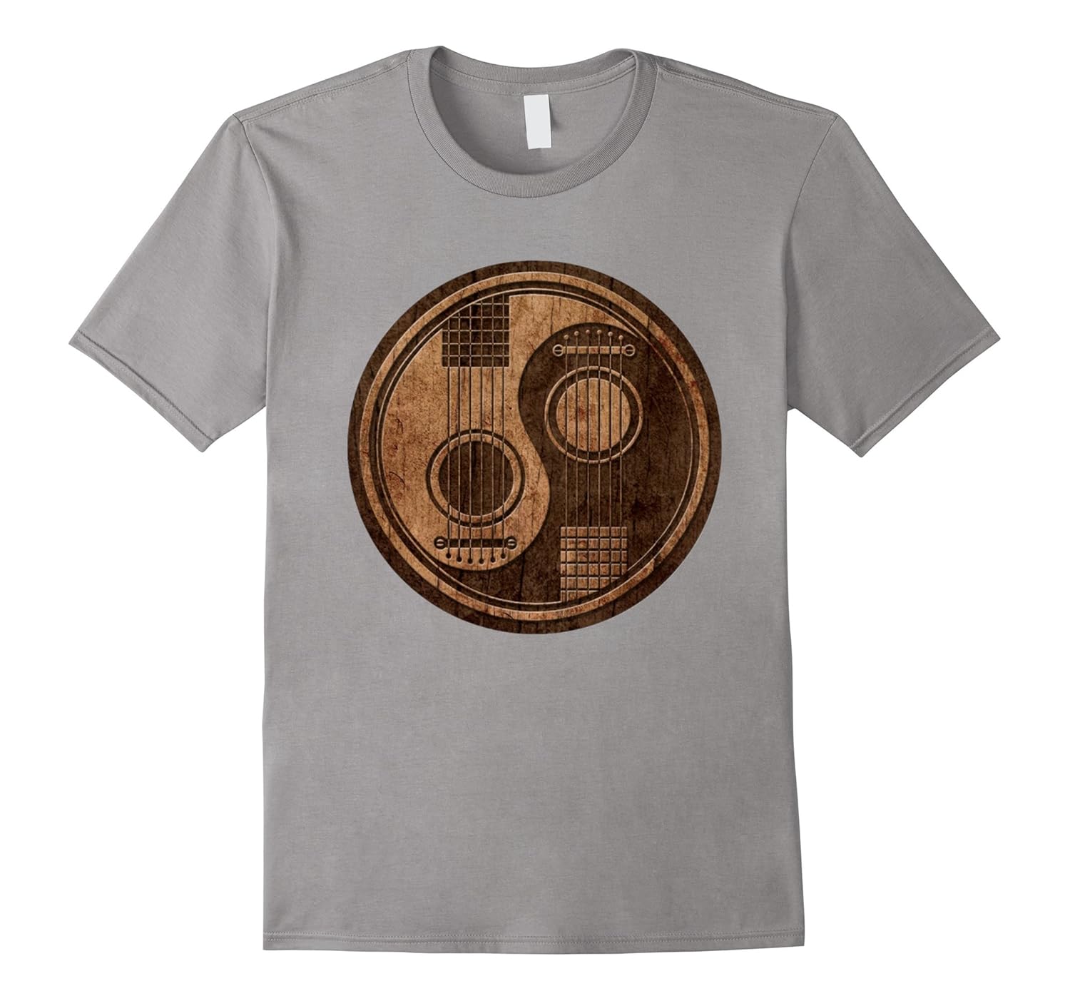 Guitar-Ying-Yang-Gift - Best gift for Guitar T-shirt-Rose