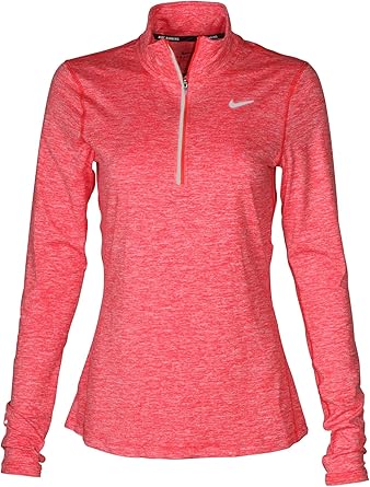 womens nike half zip running top