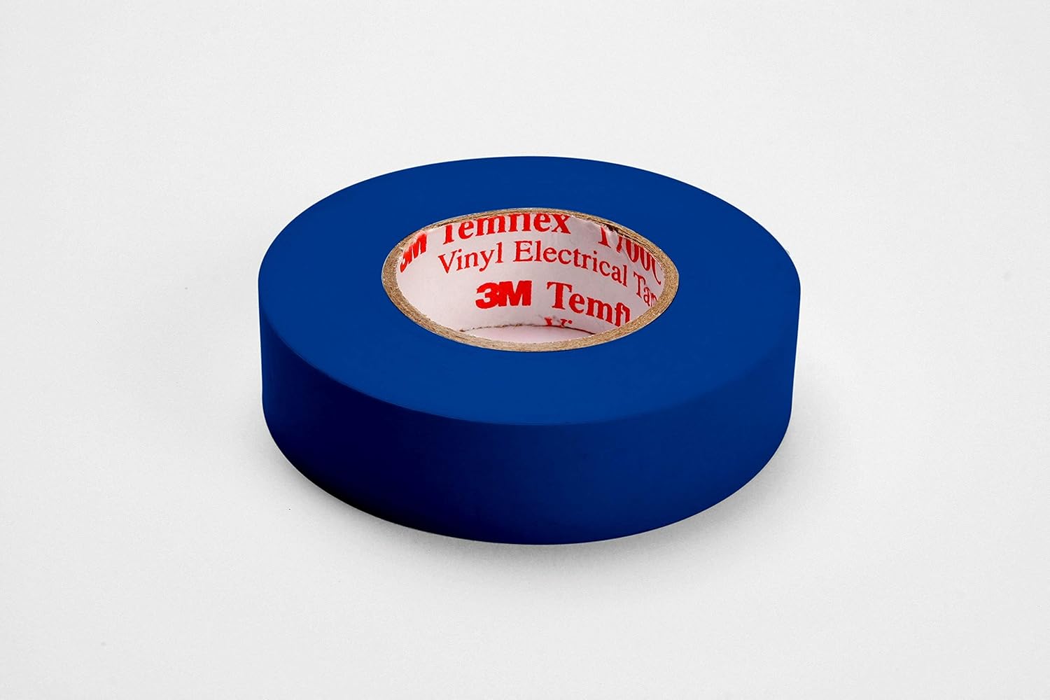 3M Temflex 1700C Vinyl General Use Electrical Tape, 0 to 180 Degree C, 1000 mV Dielectric Strength, 66' Length x 3/4" Width, Blue