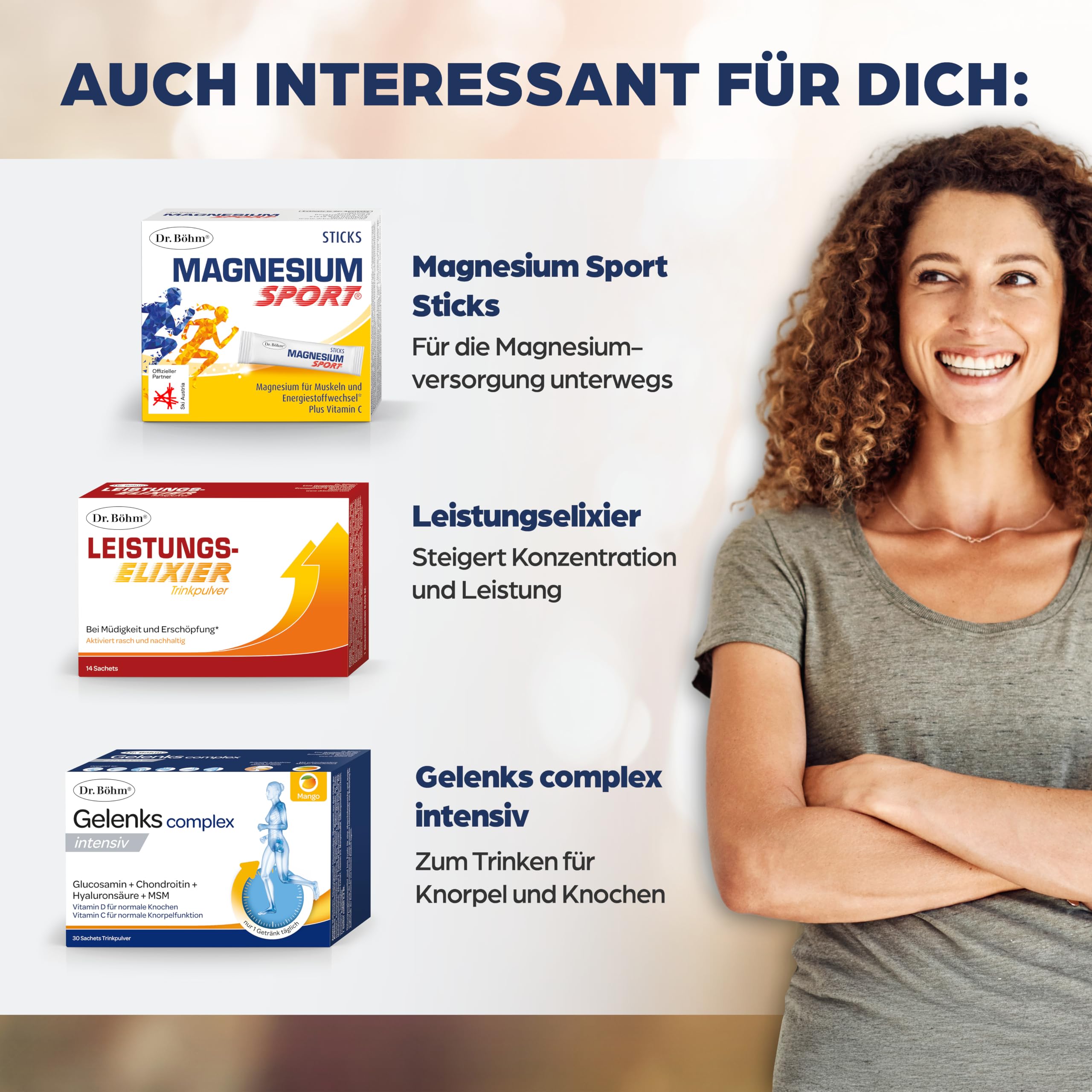 Dr. Böhm Magnesium Sport + Kreatin Trinkpulver – 3 g Kreatin Monohydrat (Creavitalis®) + Magnesium, Kalium & Vitamin C – Unterstützung von Muskelkraft & Muskelfunktion – 30 Sachets, vegan 7