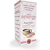 Perk Energy Original Sugar Cookie Flavored Drink Powder (10 Servings Stickpack) - Gluten-Free, Peanut-Free, Soy-Free