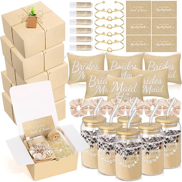 Bridesmaid Gifts Teenyyou 60 Pcs Bridesmaid Proposal Gifts