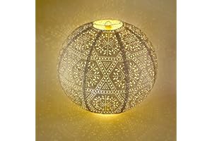 LIHAO 12 inch Paper Lantern Hollowed Hanging Lantern Lamp Shade Decoration Round Paper Lanterns for Birthday Wedding Party De