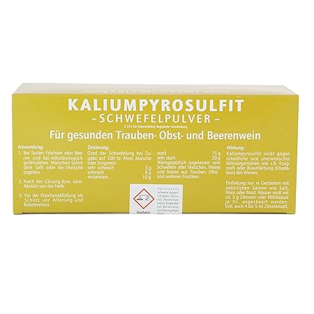 Vina Kaliumpyrosulfit 100x10 Gramm