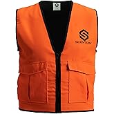 ScentLok Blaze Orange Hunting Vest with Carbon Alloy Technology and Fleece Lining