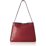 KLE'N structured bucket Tote handbag, Lightweight, Shoulder Bags for Girls, Large Capacity Leather Handbags for women - Red