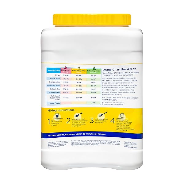 THICK-IT ORIGINAL FOOD BEVERAGE THICKENER CANISTER, 36 OZ
