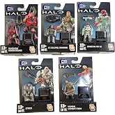 Mega Construx Halo Heroes Series 18 &ndash; Complete 5‑Figure Buildable Action Figure Set | Sangheili Honor Guard, Atriox, Spartan MK VII &amp; More | Ages 13+