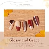 Modelones Gel Nail Polish Set 6 Colors Nude Brown Soak Off Glitter view 5