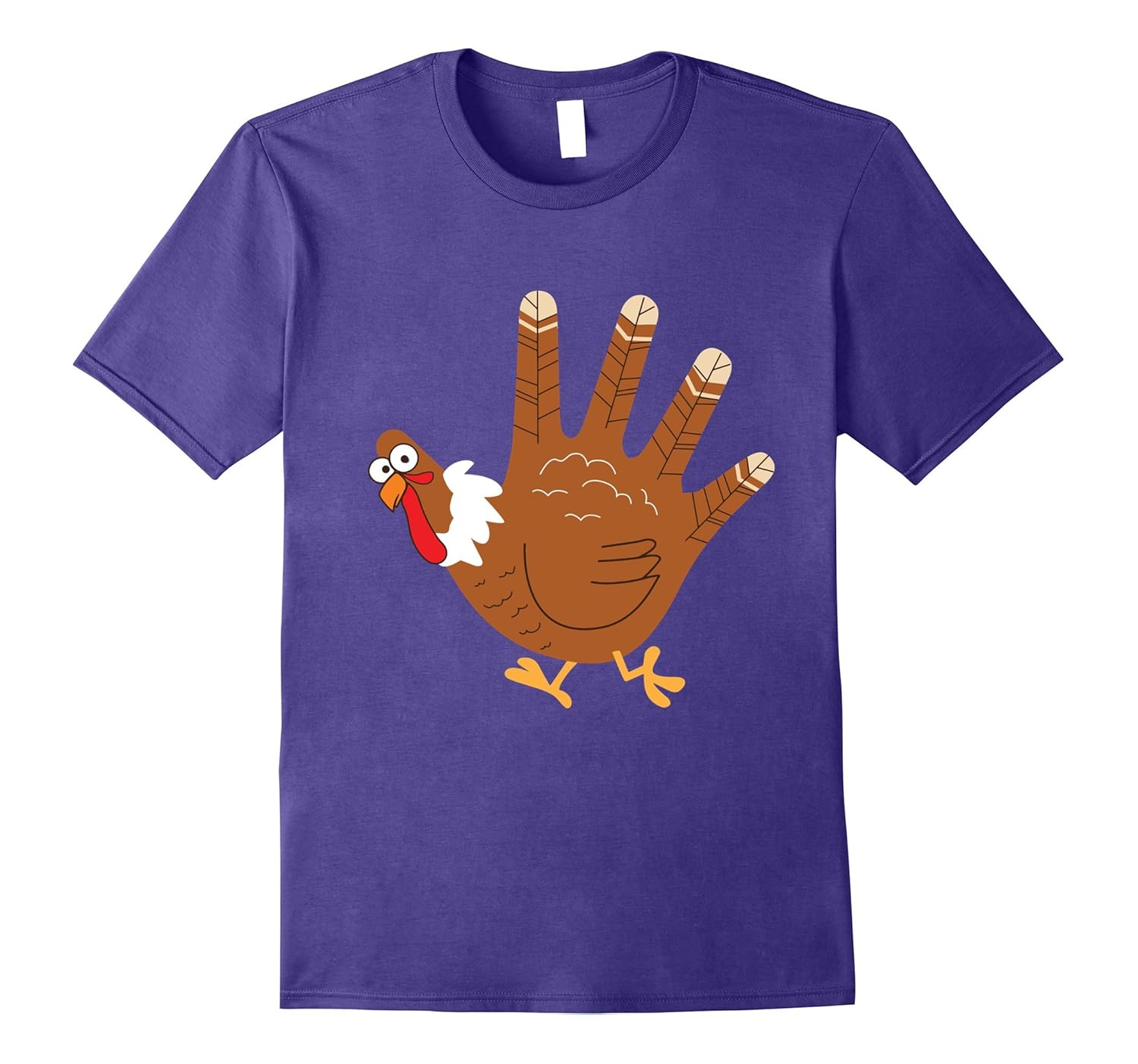 Hand Turkey Thanksgiving T Shirt | Funny Family Kids Gift-ANZ