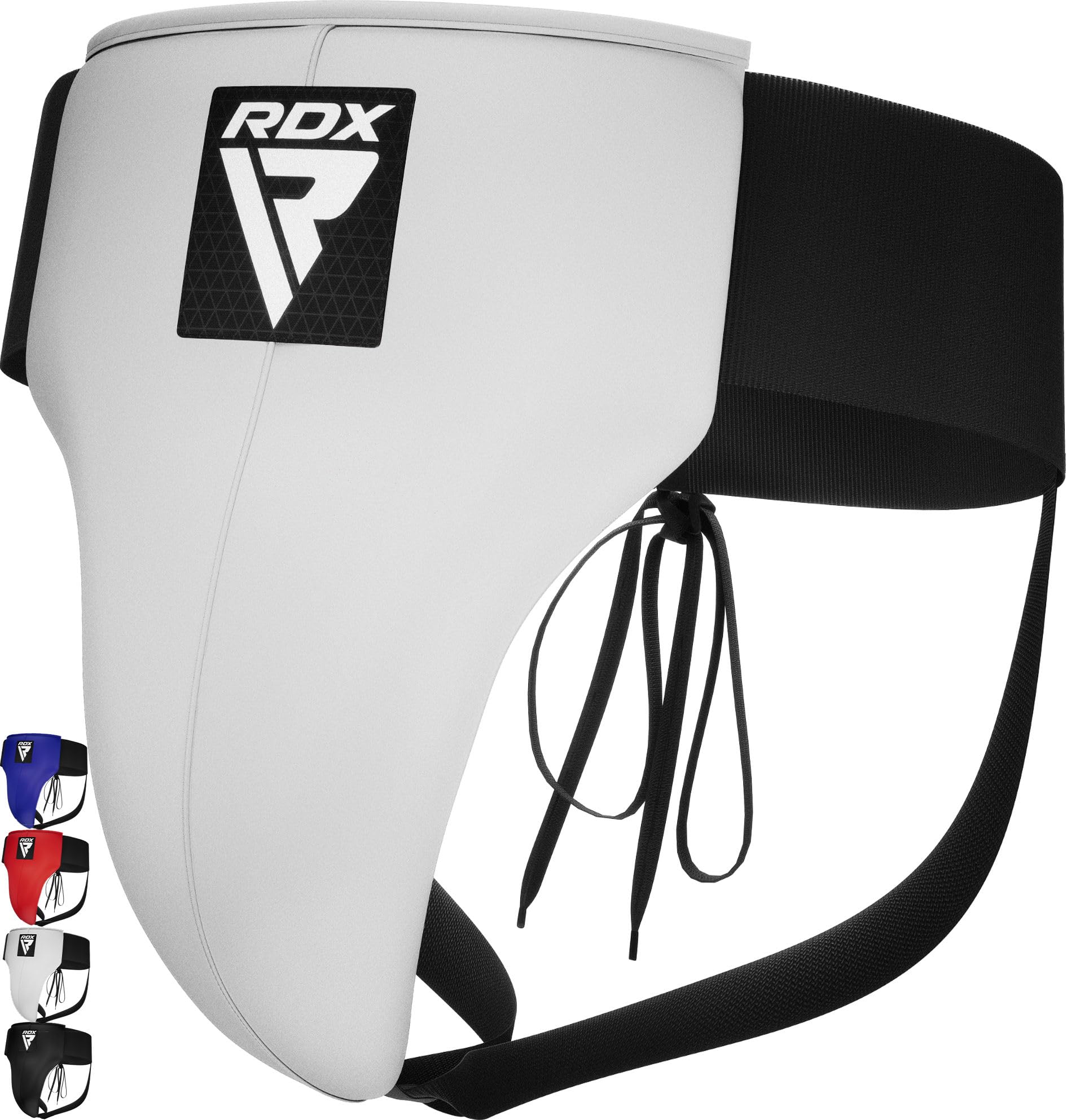 RDX Groin Guard for Boxing, Muay Thai, Kickboxing and MMA Fighting, Maya Hide Leather Abdo Gear for Martial Arts BJJ Training, Jockstrap Abdominal Protector for Karate and Taekwondo, Boys Youth