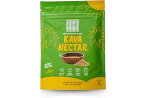 Kavahana Kava Nectar Classic Ceremonial Grade Noble Kava Nectar Powder – Promotes Social Uplift, Relaxation & Stress Support, Instant Kava Dried Kava Juice