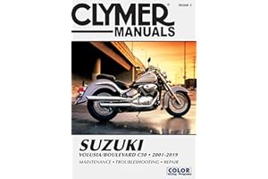 Suzuki Volusia/Boulevard C50 (2001-2019) Clymer Repair Manual: Maintenance * Troubleshooting * Repair