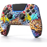 Hiyuky Wireless Controller Compatible with PS5/Slim/Pro/PC | with Dual Vibration/6-Axis Gyro/3.5mm Audio Jack/1560mAh Battery/Touchpad/Microphone/Mute Button
