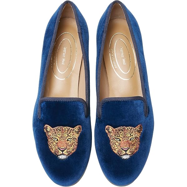 Hi&hann loafers men v ...lippers-12-Royal blue Amazon.com | HI&HANN Men Canvas Loafers with Anchor  main image 4