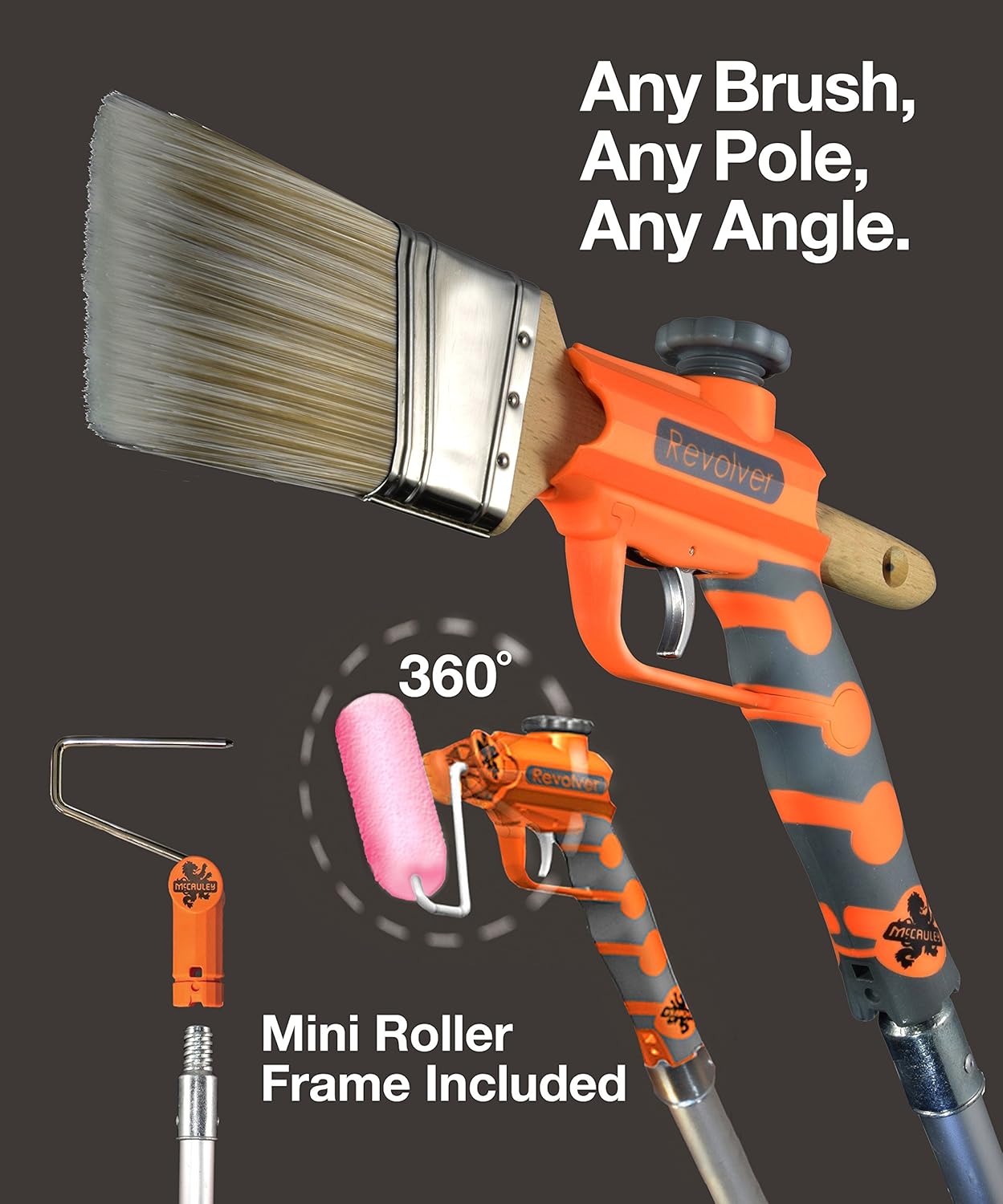 REVOLVERMulti Posicion y Pincel Rodillo Extensor McCauley Tools