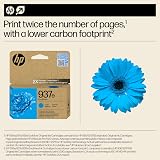 HP 937e EvoMore Cyan Original Ink Cartridge ~1650 Pages HP OfficeJet Pro 9120e view 4