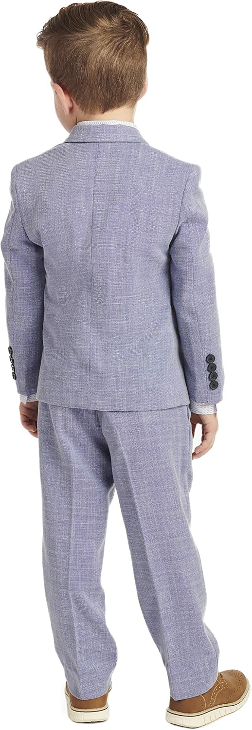 Calvin Klein Boys' 4-Piece Formal Suit Set: Clothing