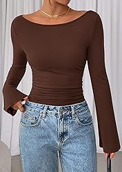 PRETTYGARDEN Women's Long Sleeve Shirts 2025 Fall