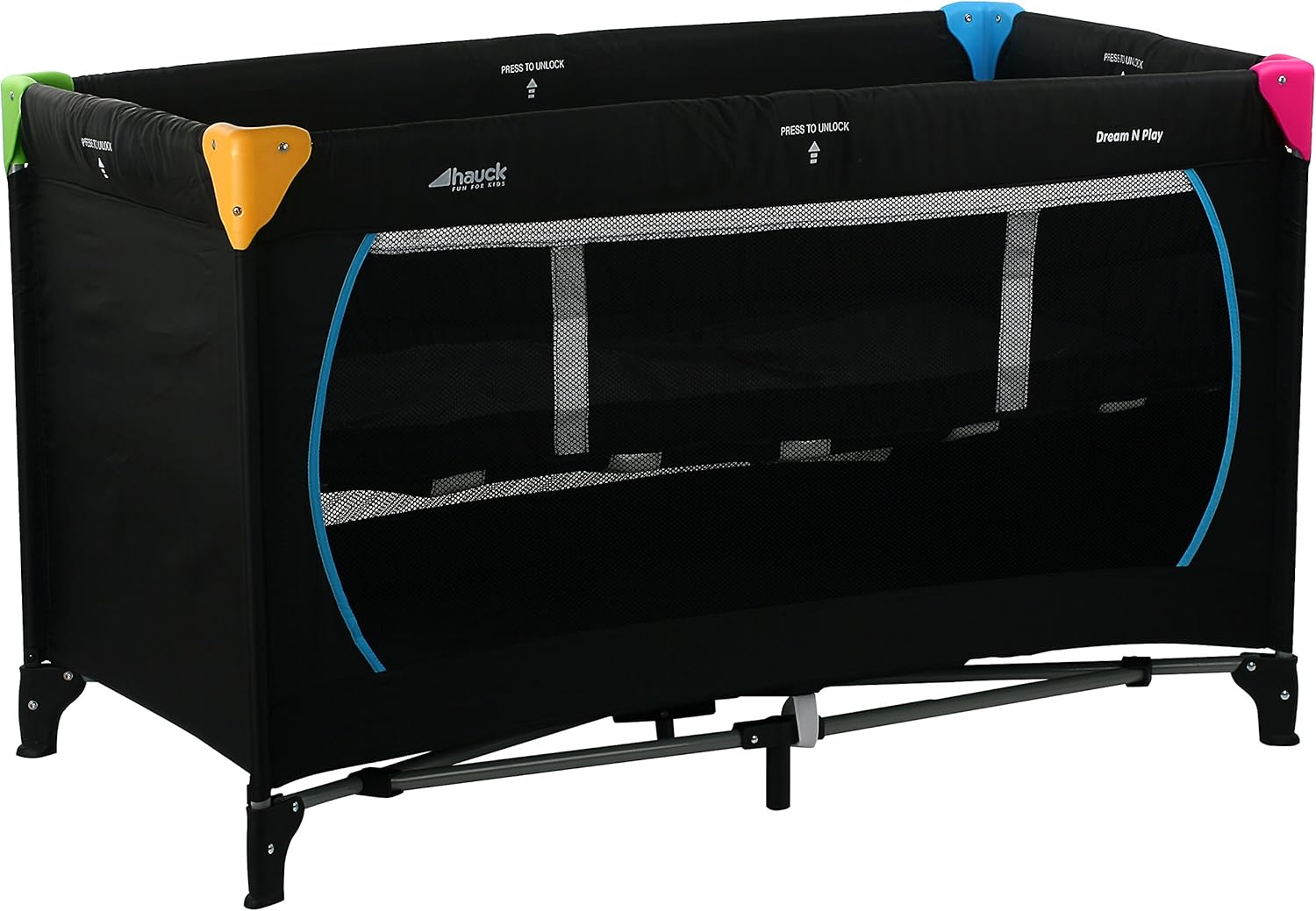 hauck travel cot mattress size