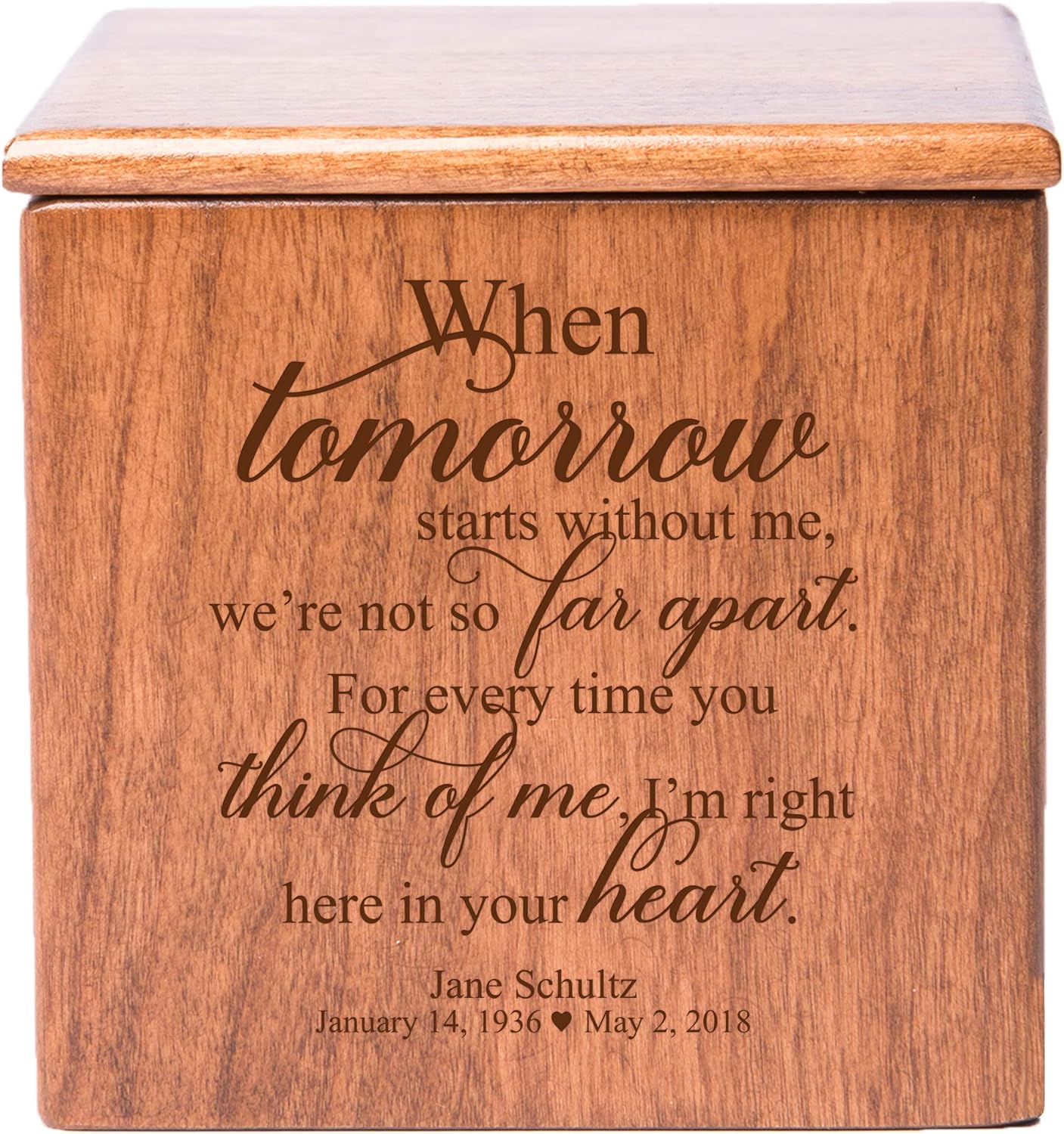 pet ashes keepsake box