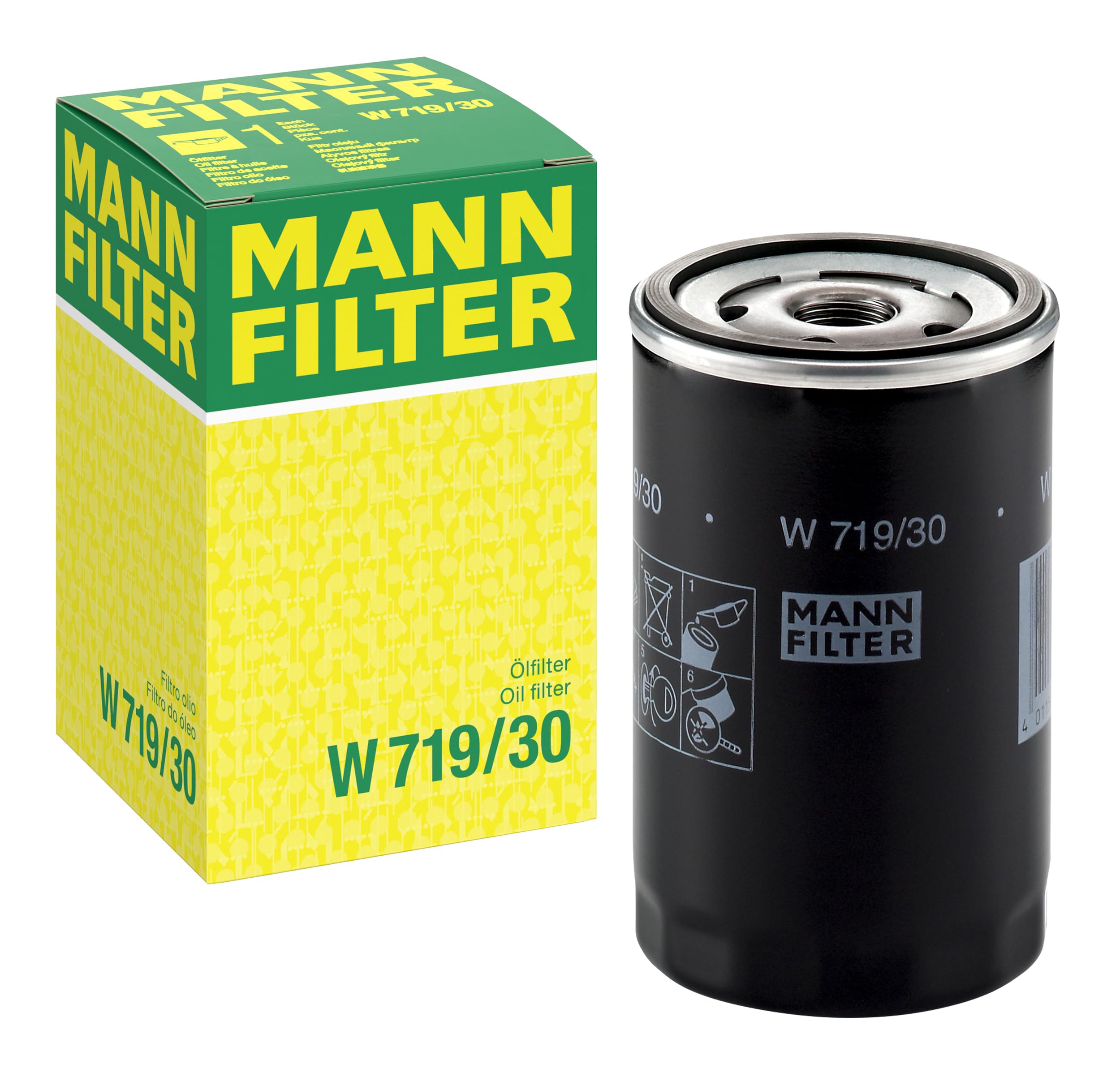 MANN-FILTER W 719/30 Oil Filter - for Cars + Transporters