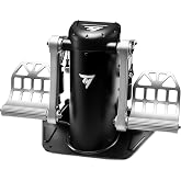 Thrustmaster TPR Rudder Pedals, Flight Simulator Rudder Control - PC | Pendular suspended mechanism, H.E.A.R.T magnetic sensors, adjustable spring resistance, frictionless, precise yaw response