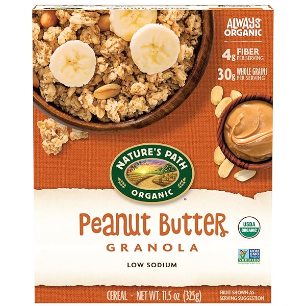 NATURE’S PATH ORGANIC PEANUT BUTTER GRANOLA, 11.5 OUNCE
