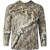 Mossy Oak Standard Mens Camo Hoodie Lightweight Hunting Shirts, Country Roots, Large