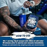 Applied Nutrition Pump Zero Pre Workout Zero Stim 375g ICY Blue Raz view 5