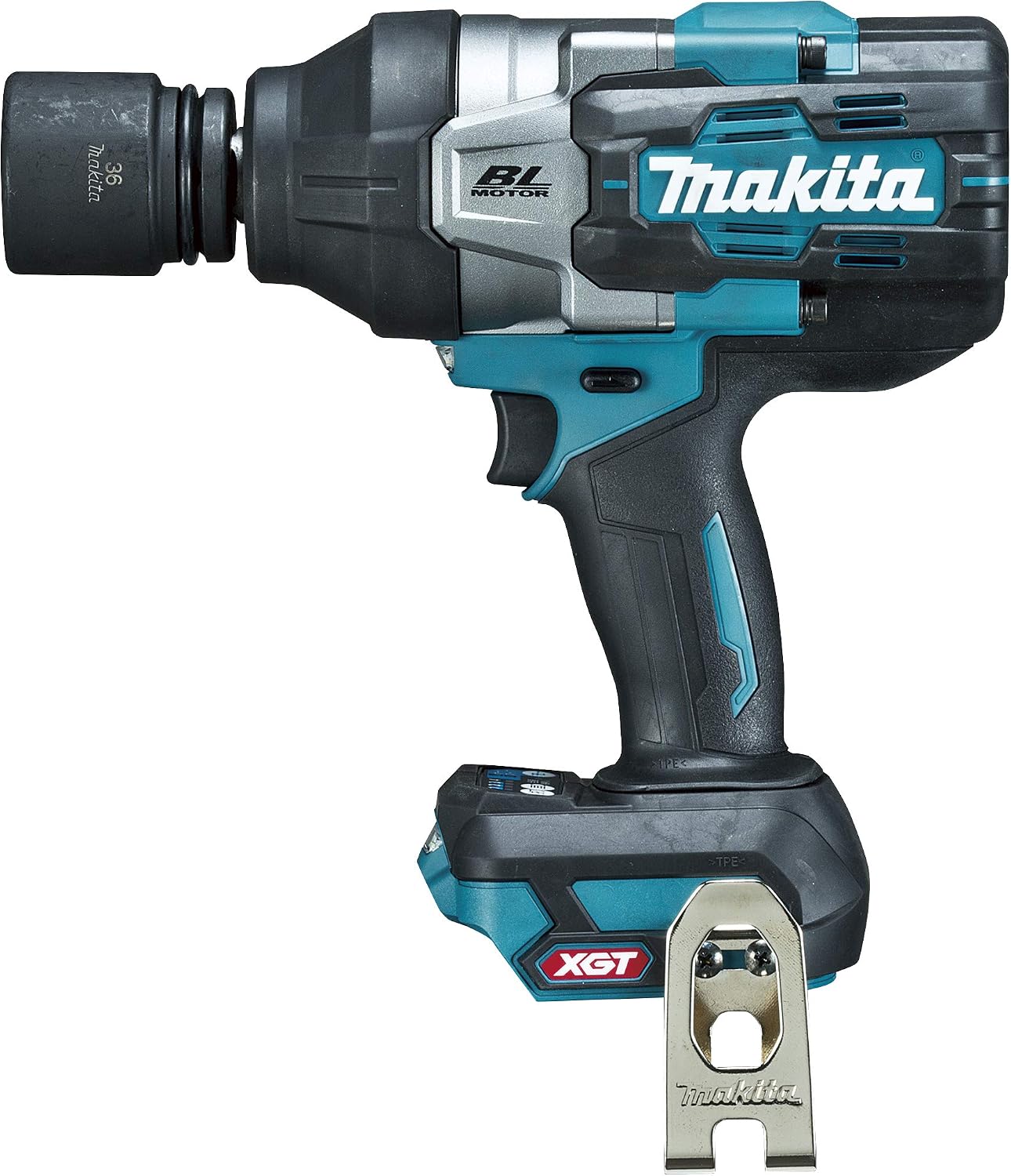 Makita TW001GZ Max Li-ion XGT Brushless Impact Wrench, Batteries and Charger Not Included, Black, 40 V, Petrol