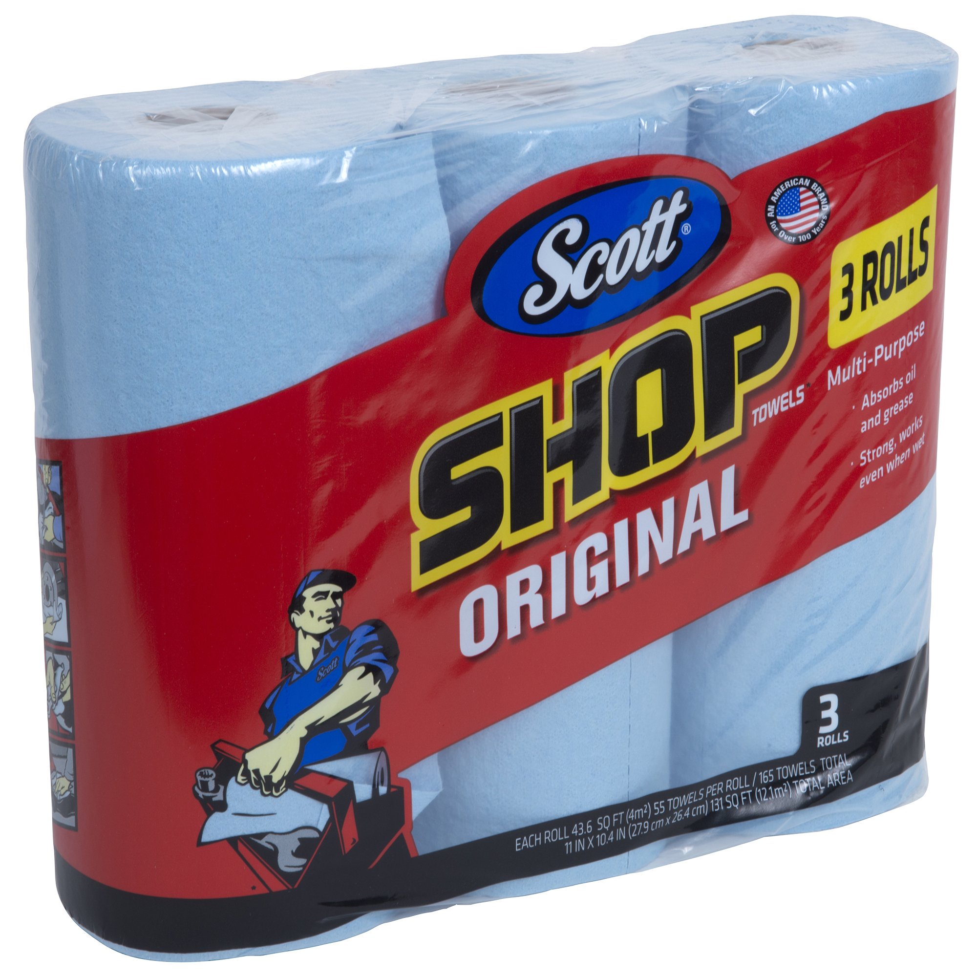 Scott Shop Towels Original (75143), Blue, 55 Sheets / Standard Roll, 30 Rolls / eBay