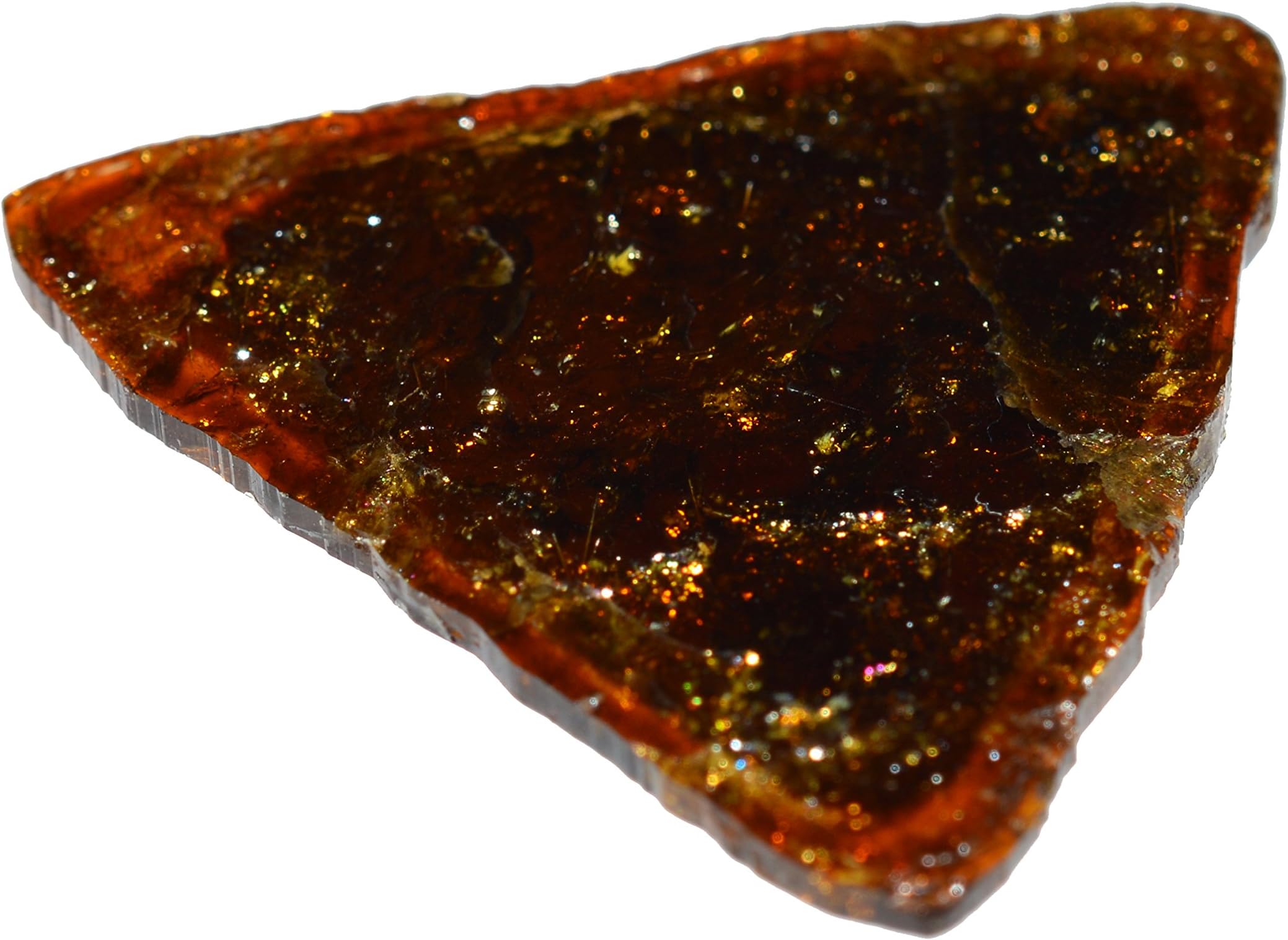 Yellow Tourmaline polished gemstone slab 10.52 carat
