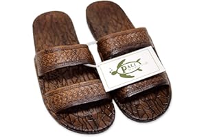 Pali Hawaii Light Brown JANDAL + Certificate of Authenticity