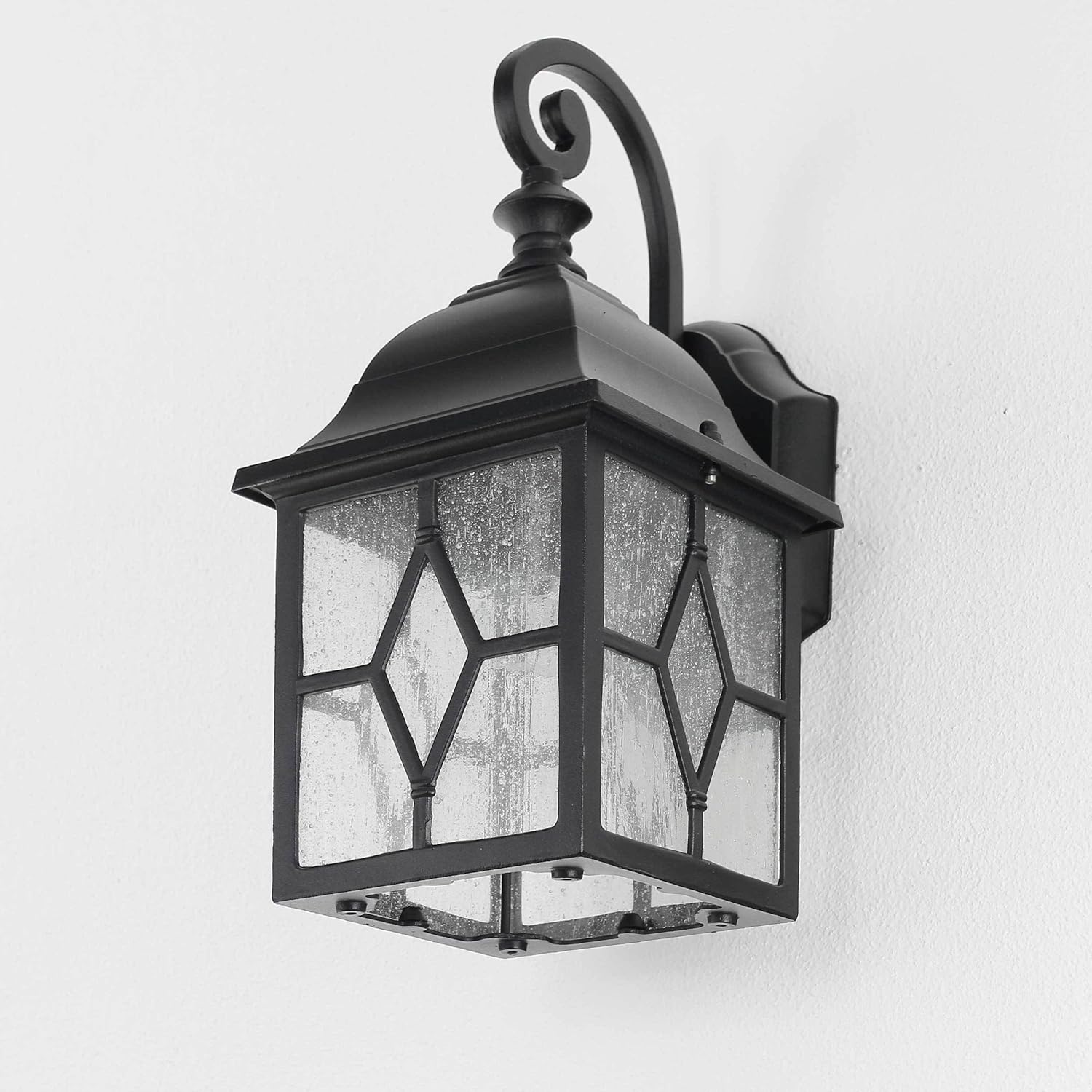 Rustikale Wand Aussenleuchte Lubeck Schwarz Hangend E27 Bis 60w 230v Wandlampe Aussen Amazon De Beleuchtung