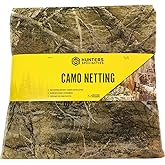 Hunters Specialties Camo Netting - Hunting Durable Lightweight Quiet Realistic Concealment Camouflage Polyester Netting for Blinds, 54 in X 12 FT