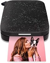 HP Sprocket Portable 2x3 Instant Color Photo Printer Bundle Black Noir view 2
