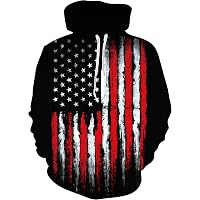 Men's Galaxy Print Hoodie - 3D Digital Print Pullover Hooded Sweatshirt, Blue Galaxy Design