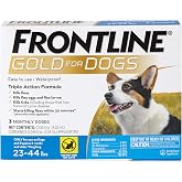 FRONTLINE Gold Flea &amp; Tick Treatment for Medium Dogs Up to 23 to 44 lbs., Pack of 3