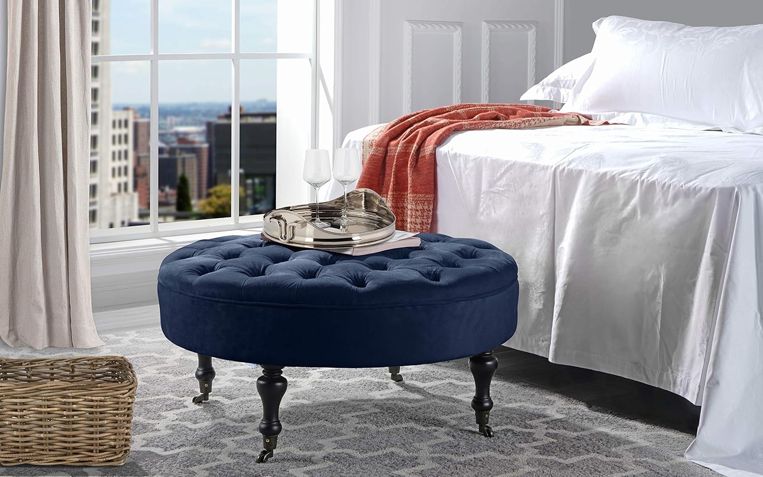 Best tufted storage ottoman coffee table