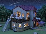 Sylvanian Families 5716 Red Roof Country Home Secret Attic Playroom Dollhouse view 6