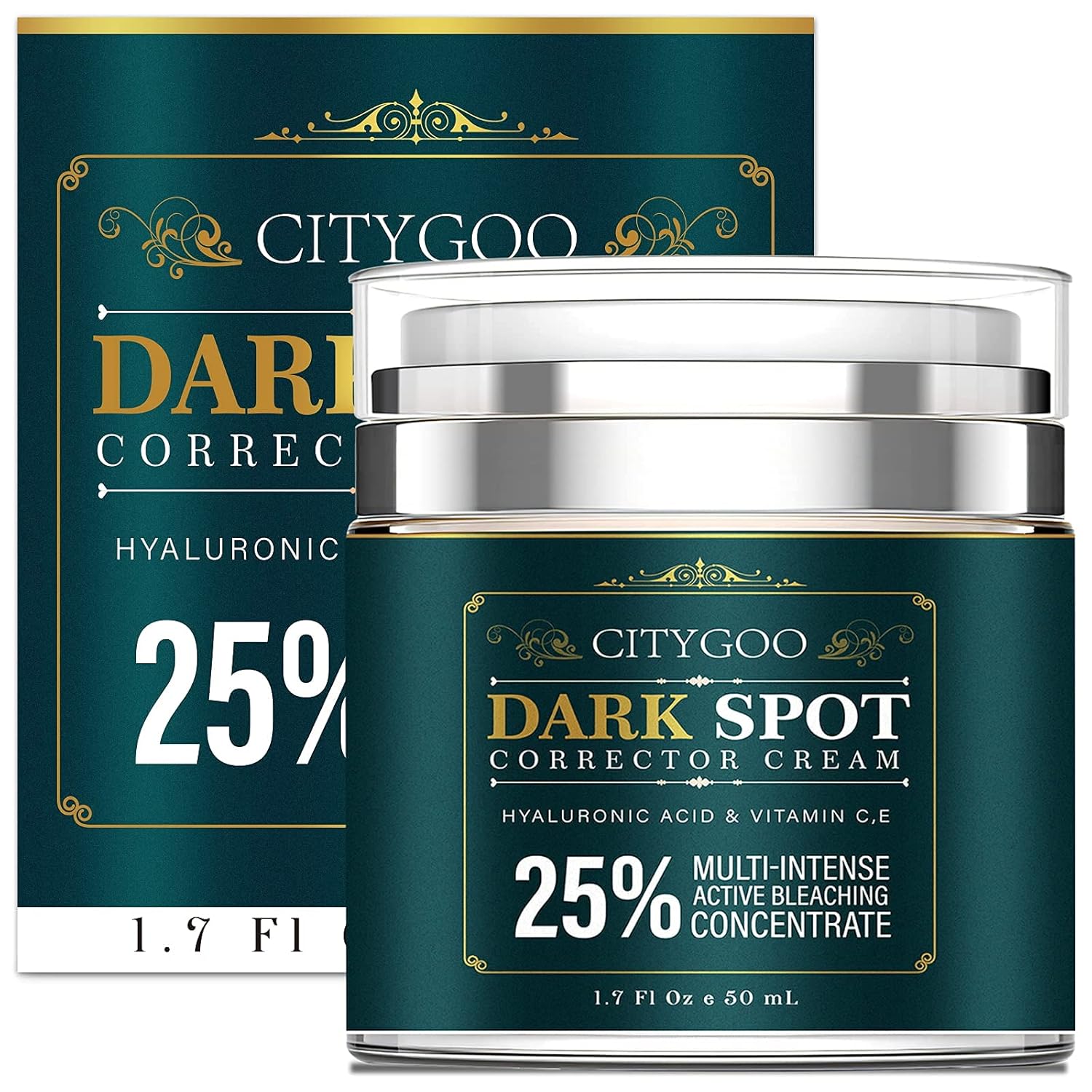 Dark Spot Remover for Face and body, Dark Spot Corrector Cream-for Dark Spots, Sun Spots, Age Spots, Hyperpigmentation and Even Skin Tone-1.7 Oz